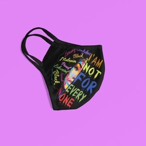 Reusable Face Mask w/2 Disposable Carbon Filters